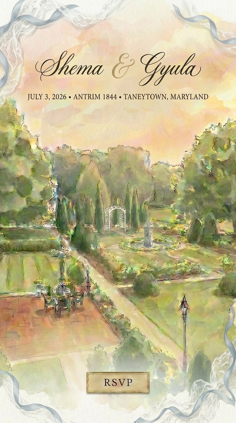 Shema & Gyula — July 3, 2026 · Antrim 1844, Taneytown, Maryland